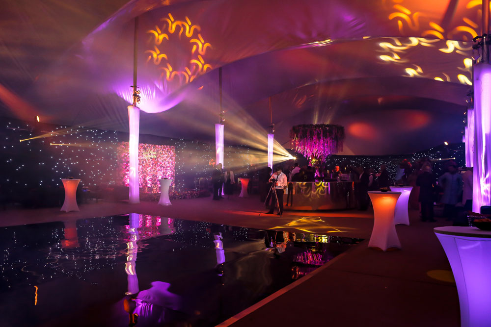 Luxury Asian Wedding Marquee - Mega Marquee - Chigwell Marquees - Essex