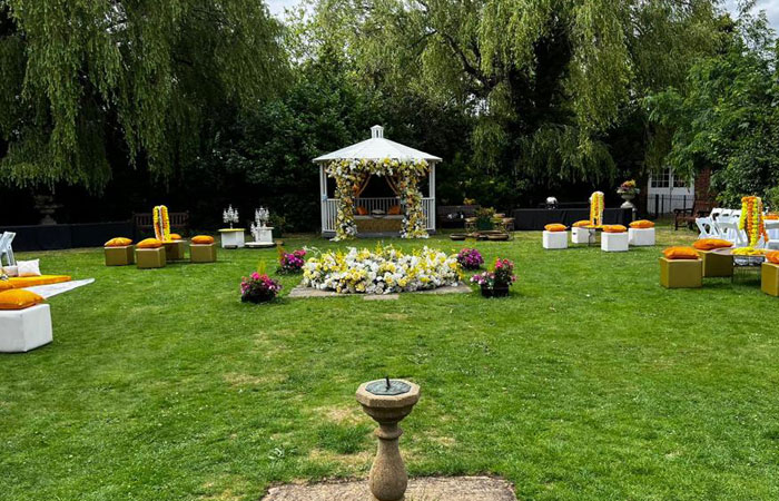 Outdoor Wedding Reception - Secret Garden - Chigwell Marquees - London